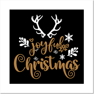 Joyful Christmas Posters and Art